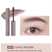 Judydoll - 2 IN 1 Eyebrow Mascara - 2.5g - #04 Dark Brown