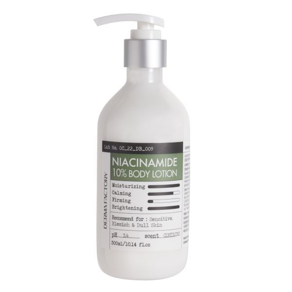 DERMA FACTORY - Niacinamide 10% Body Lotion - 300ml