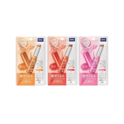 DHC - Moisture Rich Color Lip Care Cream Balm - 1.5g - Pink