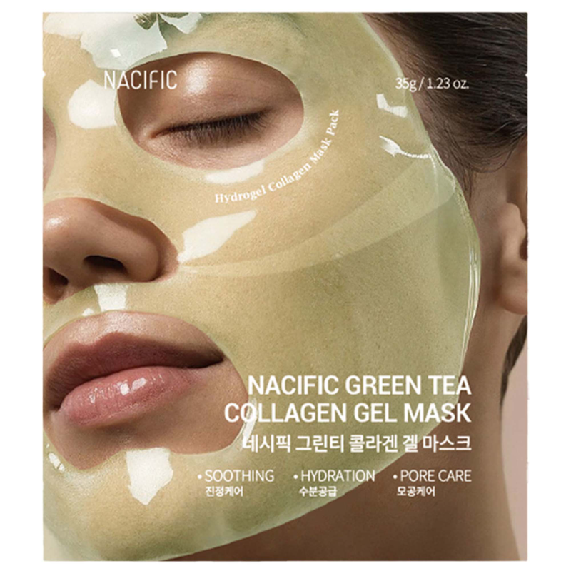 Nacific - Green Tea Cica Collagen Gel Mask - 35g*1ea