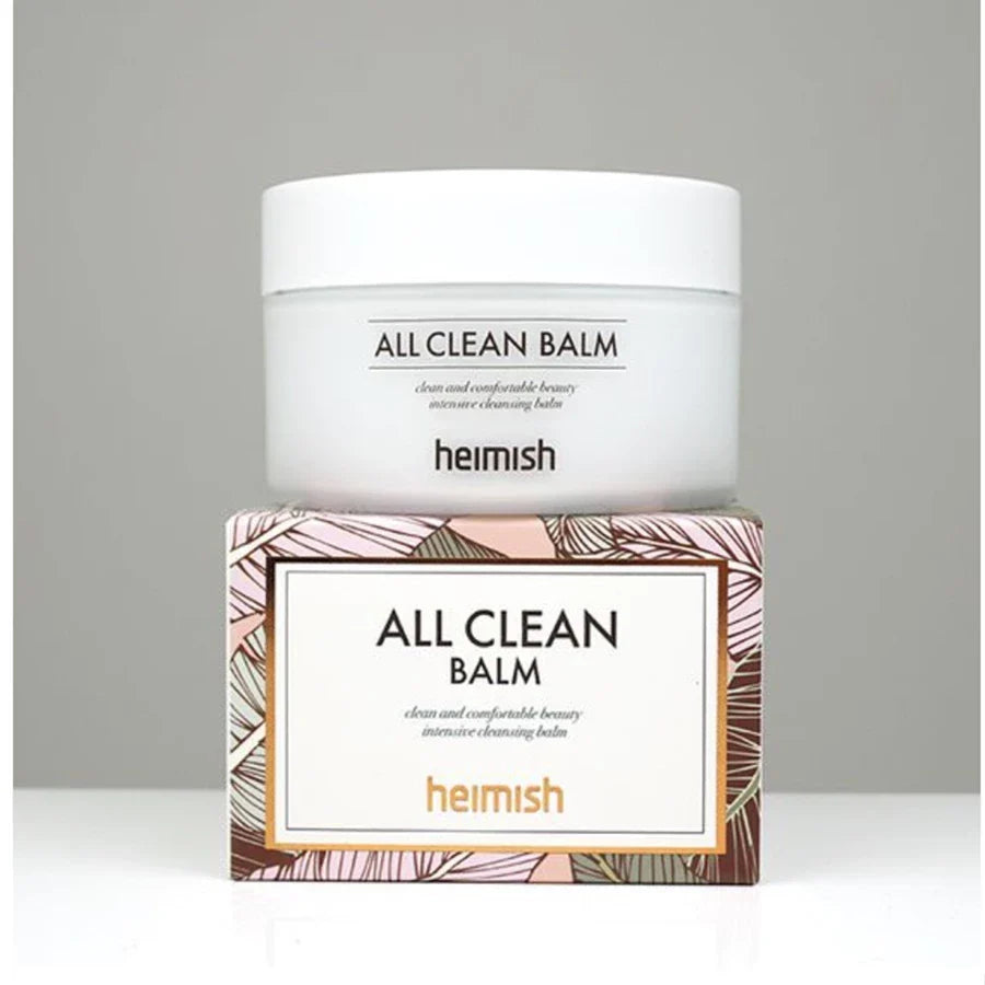 A rack of skincare