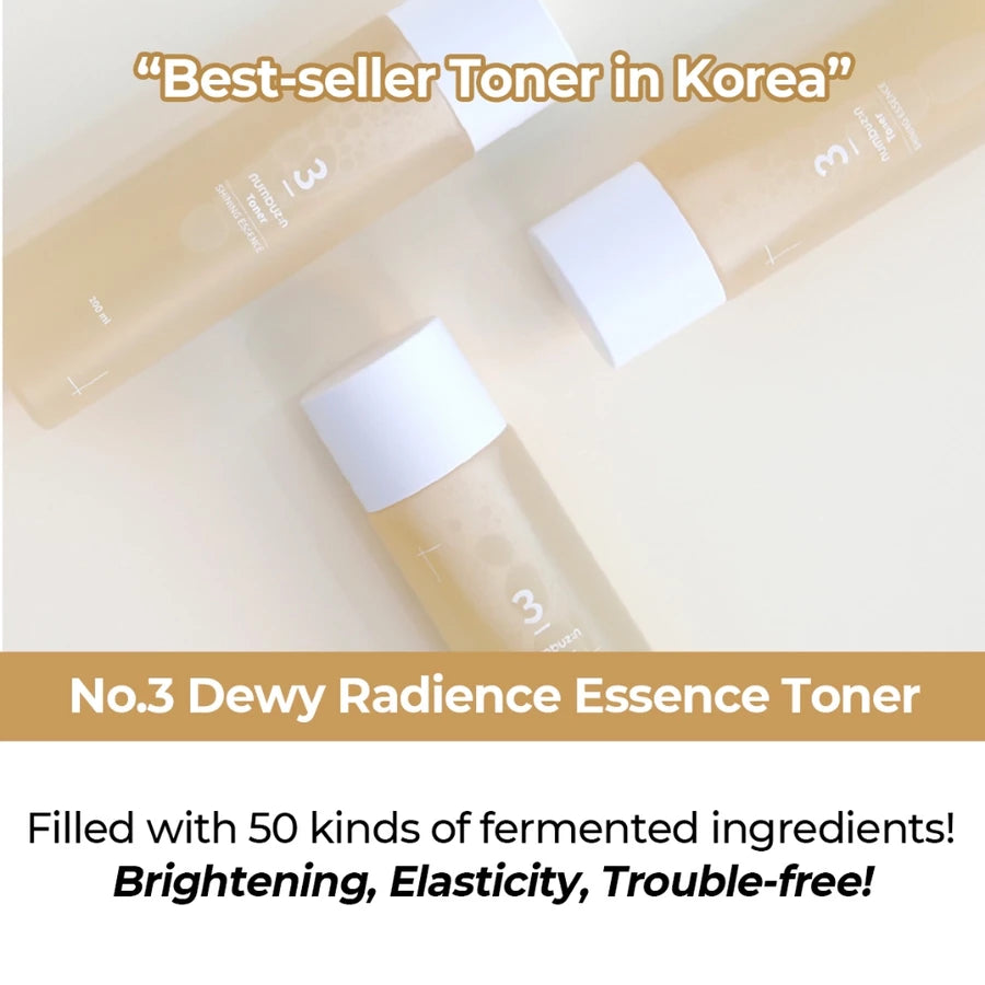 numbuzin - No.3 Super Glowing Essence Toner - 200ml