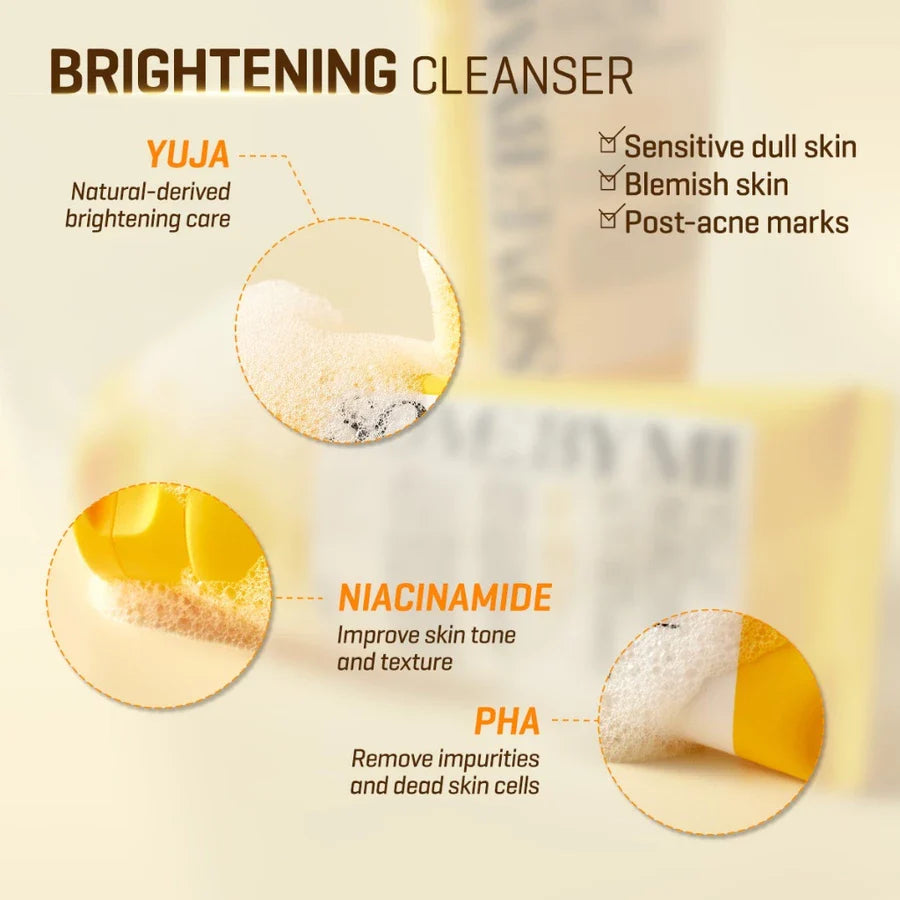 SOME BY MI - Yuja Niacin Brightening All-In-One Cleanser - 100ml