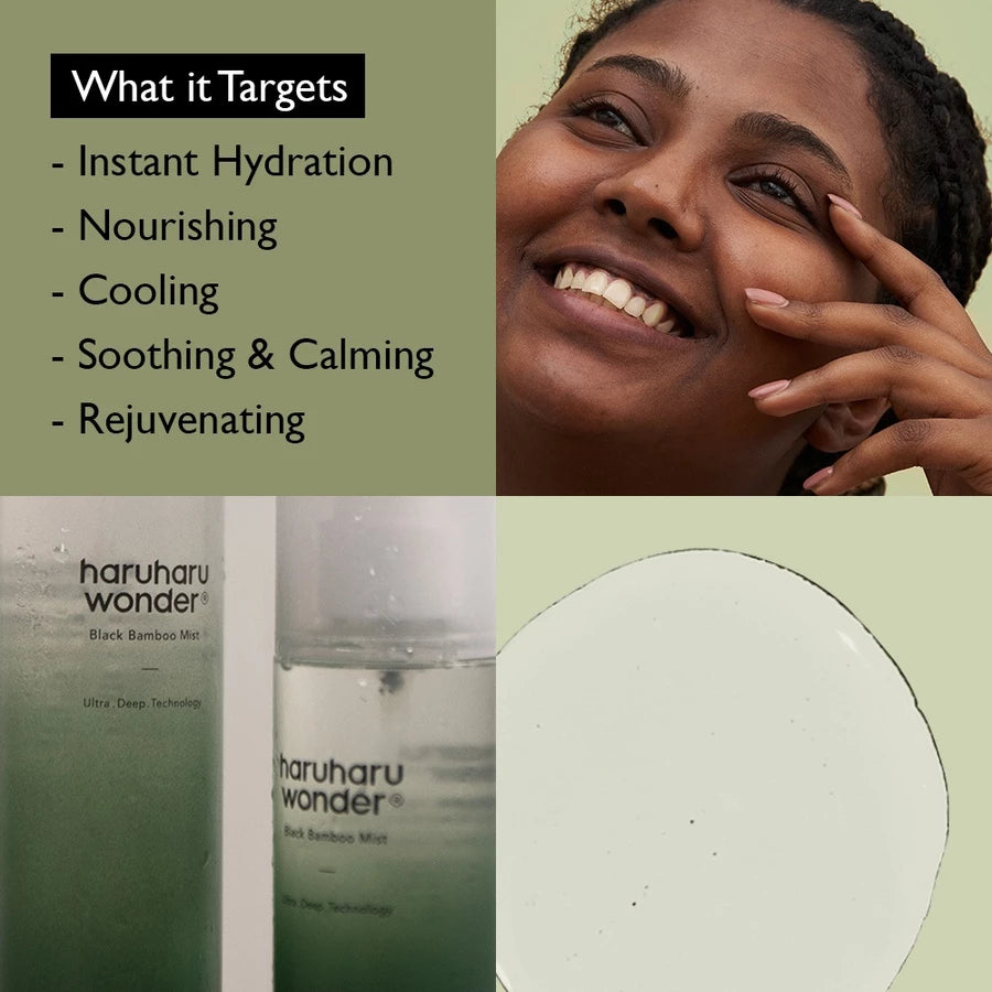 Haruharu WONDER - Black Bamboo Mist - 150ml