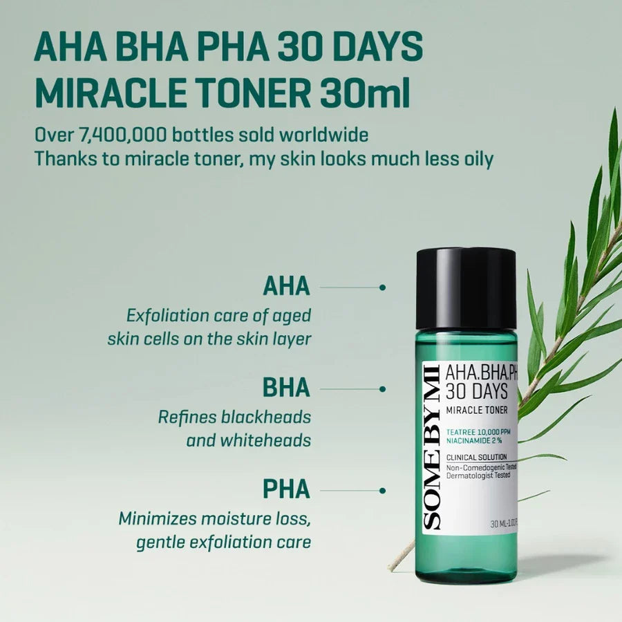 SOME BY MI - AHA-BHA-PHA 30 Days Miracle Acne SOS Kit