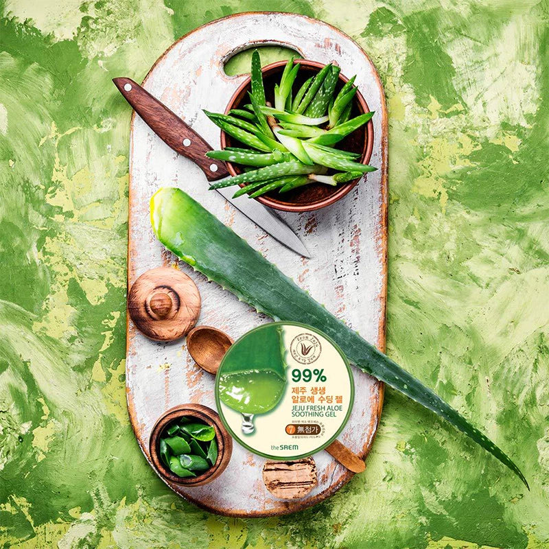The Saem - Jeju Fresh Aloe Soothing Gel 99% - 300ml