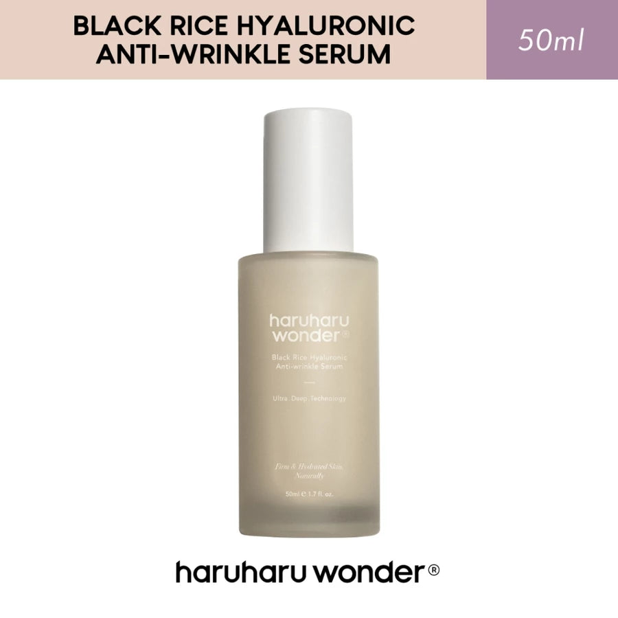 Haruharu WONDER - Black Rice Hyaluronic Anti-wrinkle Serum - 50ml