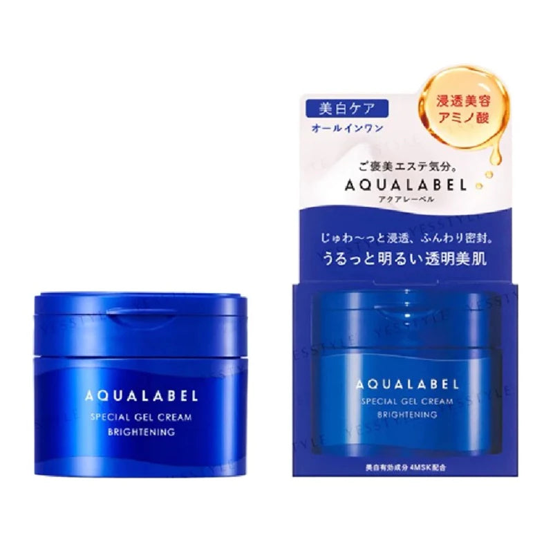 Shiseido - Aqua Label Special Gel Cream Set - Brightening & Moist & Oil in