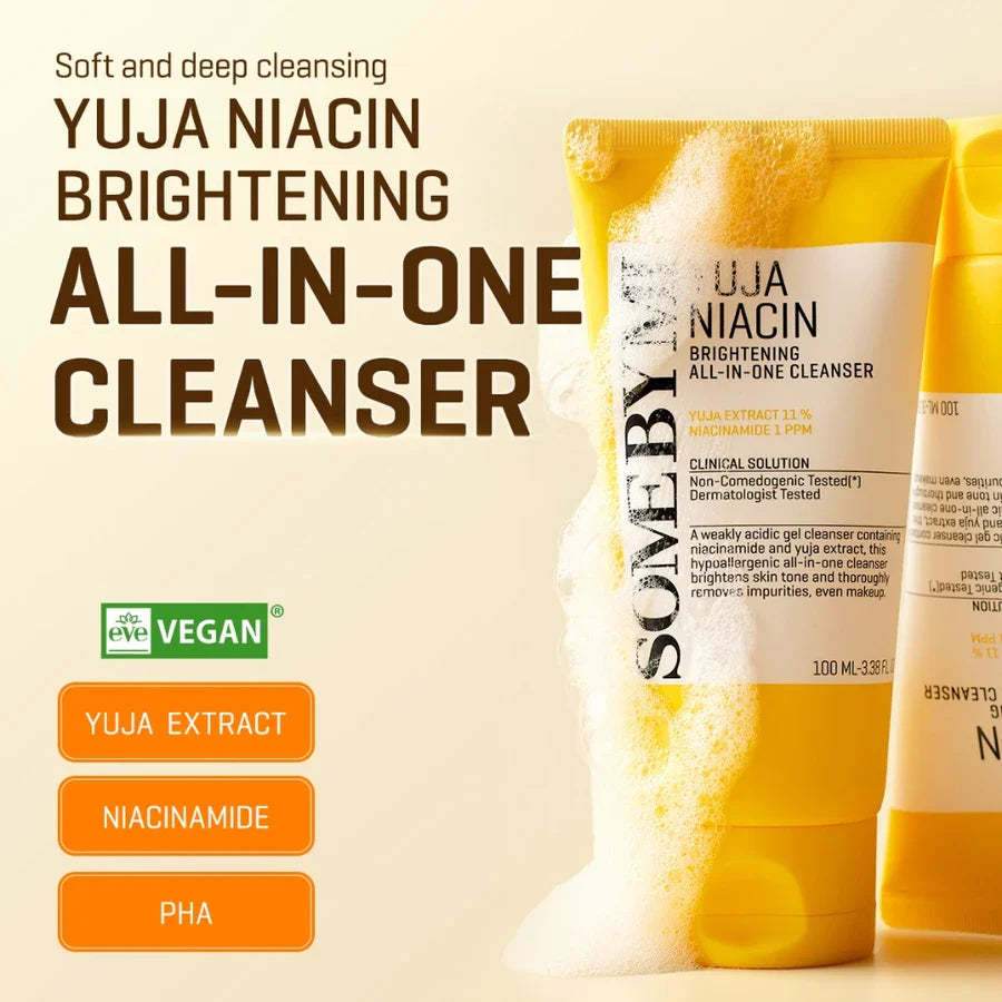 SOME BY MI - Yuja Niacin Brightening All-In-One Cleanser - 100ml