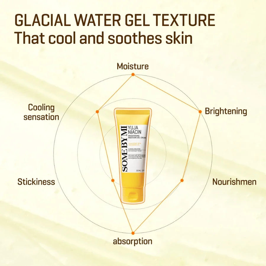 SOME BY MI - Yuja Niacin Brightening Moisture Gel Cream - 100ml