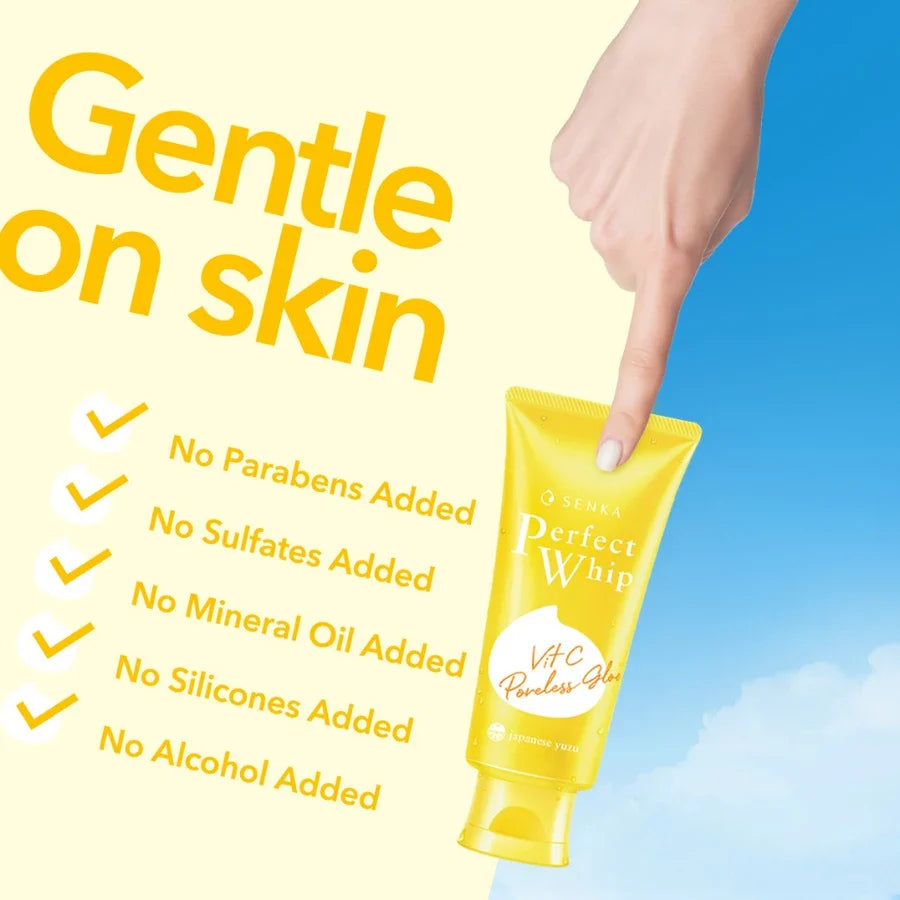 Shiseido - Senka Perfect Whip Vitamin C Poreless Glow - 100g