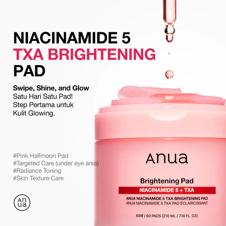 ANUA - Niacinamide 5 TXA Brightening Pad - 60pads