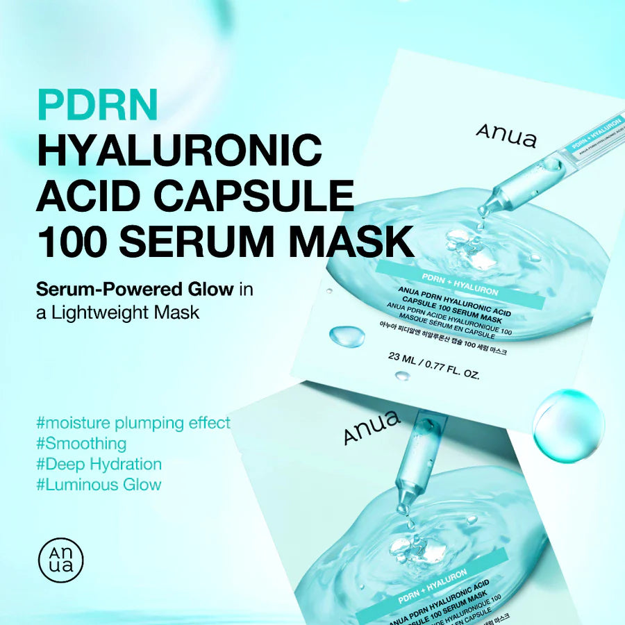 ANUA - PDRN Hyaluronic Acid Capsule 100 Serum Mask - 1pc