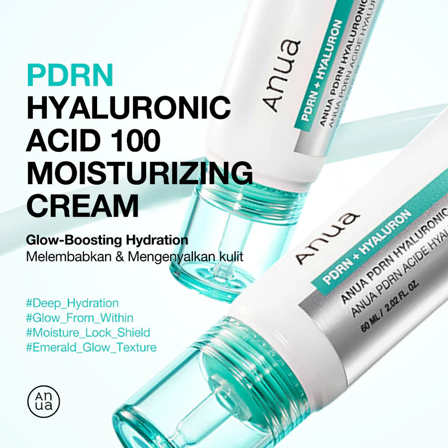 ANUA - PDRN Hyaluronic Acid 100 Moisturizing Cream - 60ml