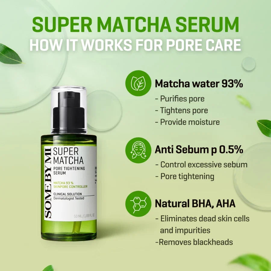 SOME BY MI - Super Matcha Pore Tightening Serum - 50ml