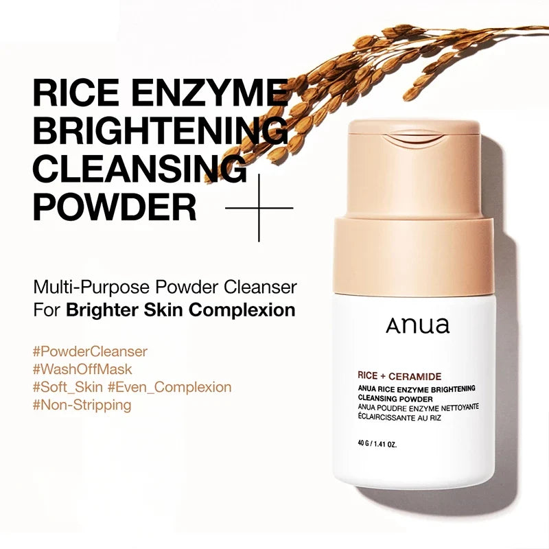 ANUA - Rice Enzyme Brightening Cleansing Powder - 40g