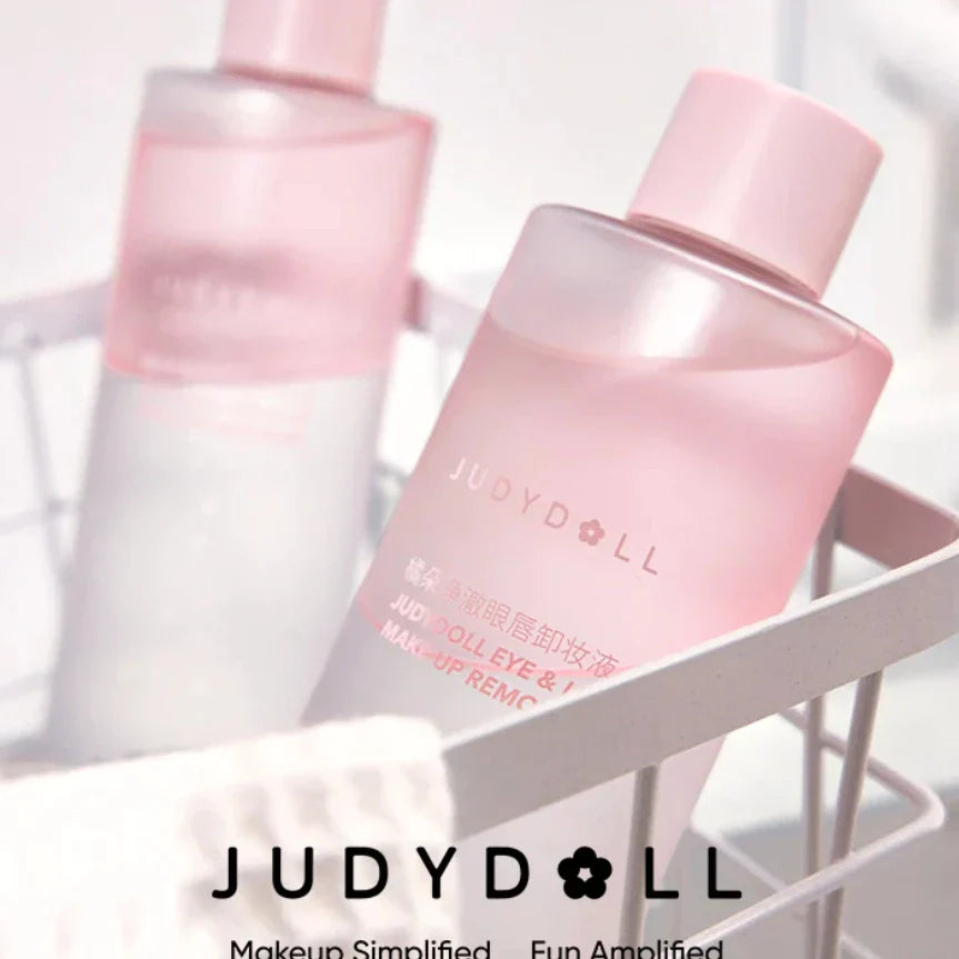 A rack of skincare