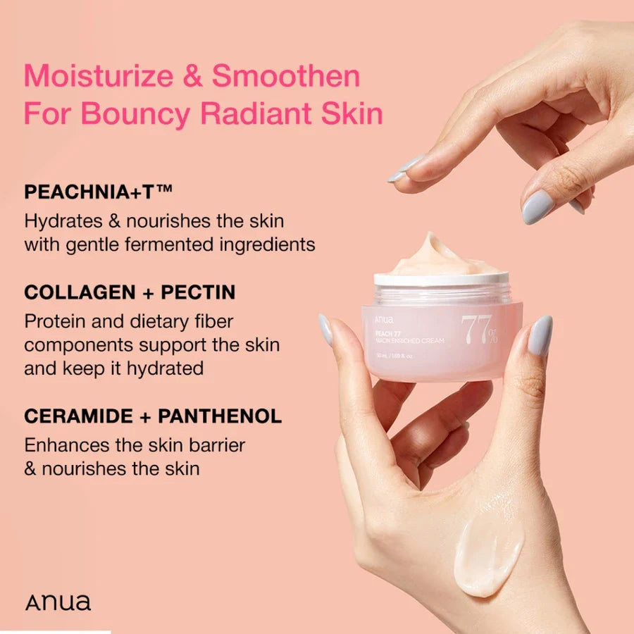 ANUA - Peach 77% Niacin Enriched Cream - 50ml