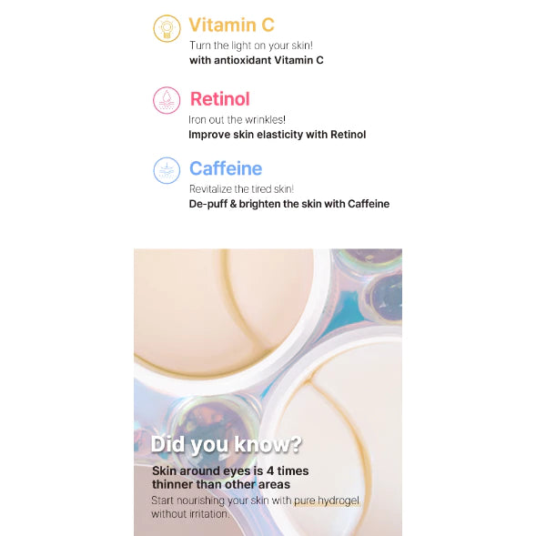 KSECRET - Advanced Regenerating Eye Gel Patches - RETINOL - 102g