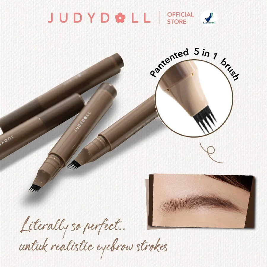 Judydoll - Liquid Eyebrow Pen - 1.8ml - 03 Grey Brown