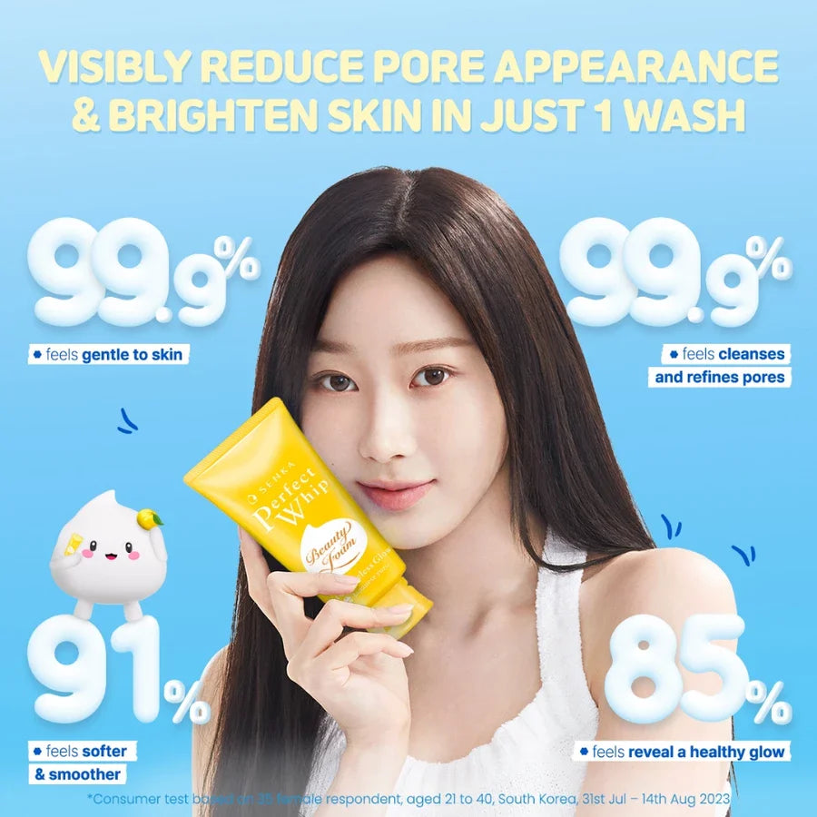 Shiseido - Senka Perfect Whip Vitamin C Poreless Glow - 100g