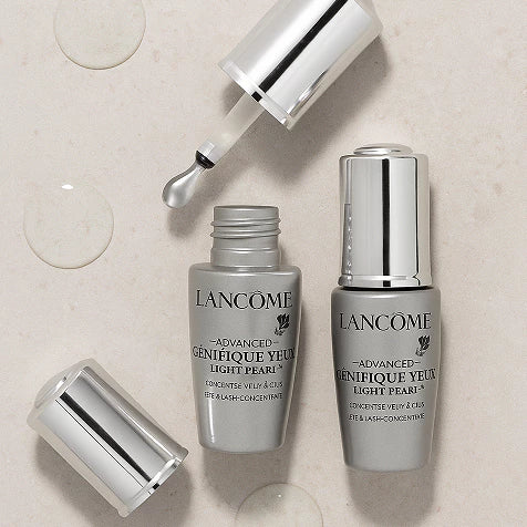 A rack of skincare