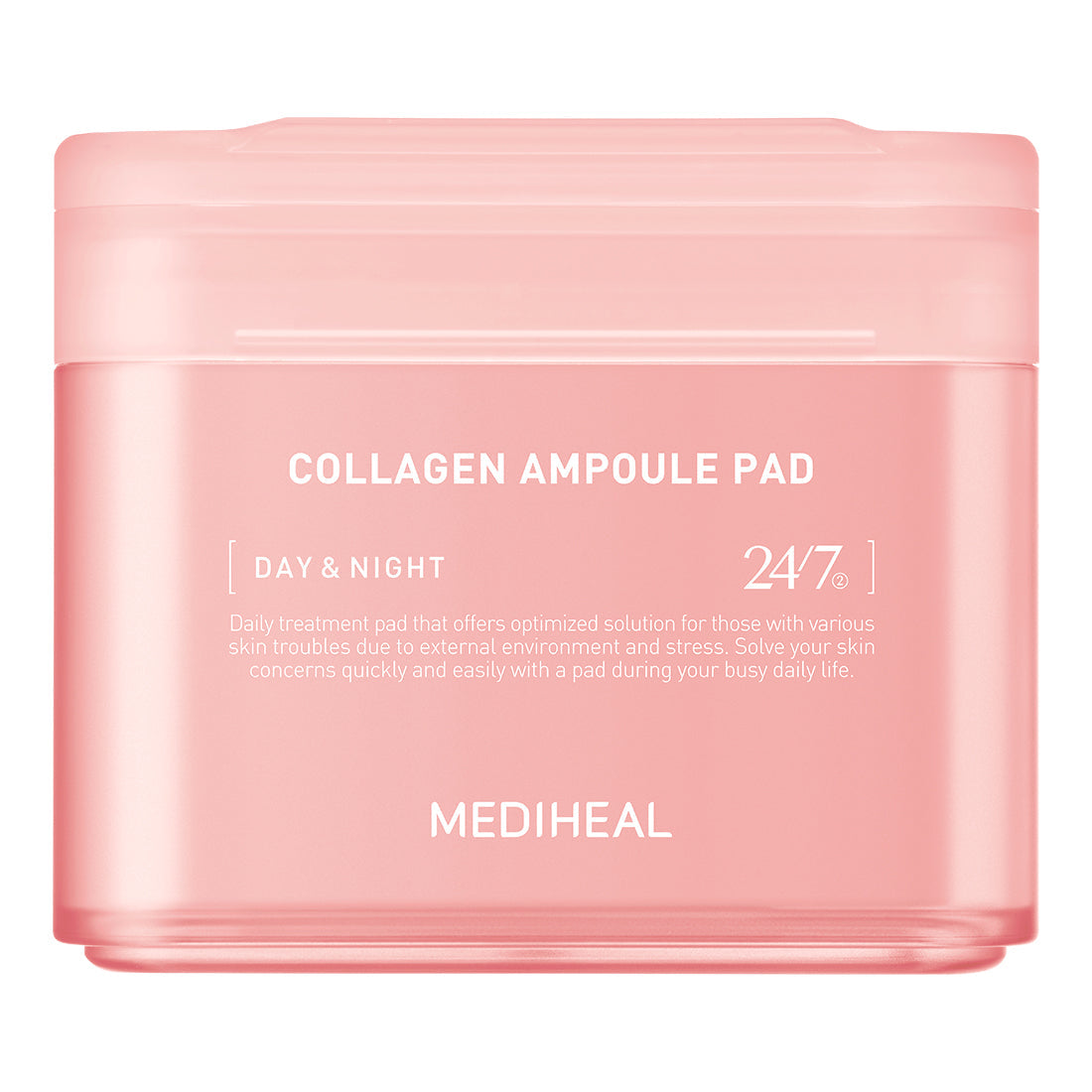 A rack of skincare