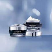 A rack of skincare