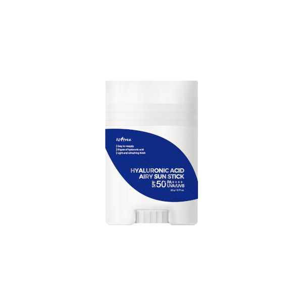 Isntree - Hyaluronic Acid Airy Sun Stick SPF50+ PA++++ - 22g (1ea) + LANEIGE - Lip Sleeping Mask EX - 20g - Berry (1ea) Set