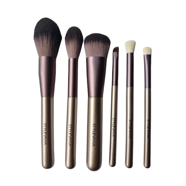 MissLady - Set Of 6 Make Up Brushes A - 6pcs/set - Grape