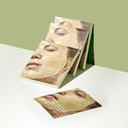 A rack of skincare