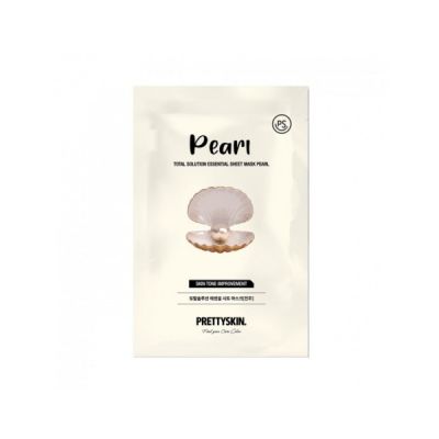 PRETTYSKIN - Total Solution Essential Sheet Mask - Pearl - 1pc