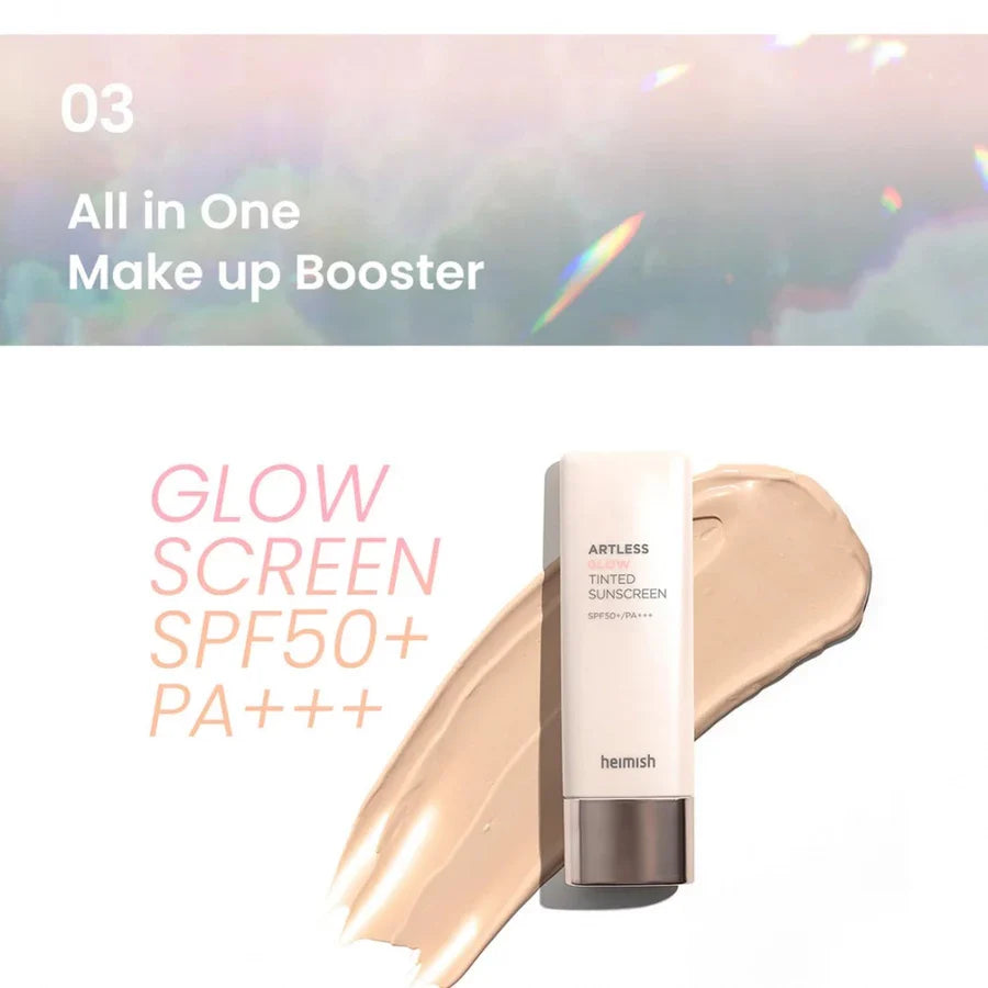 heimish - Artless Glow Tinted Sunscreen SPF50+ PA+++ - 40ml