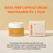KSECRET - SEOUL 1988 Capsule Cream : Niacinamide 5% + Yuja - 50ml