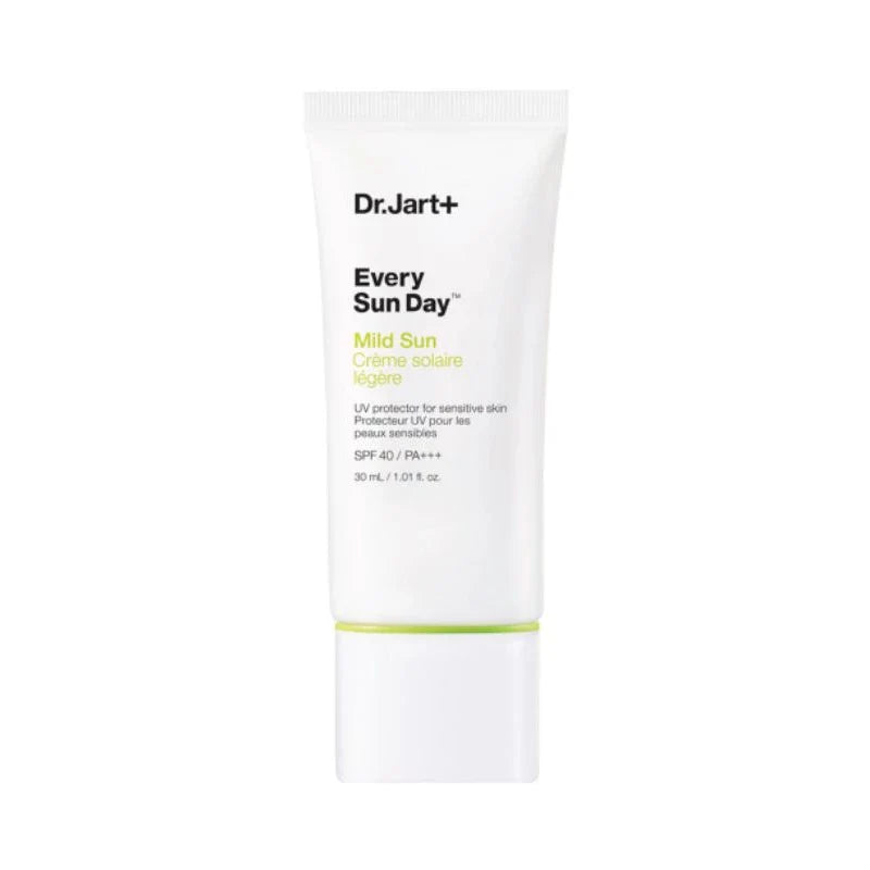 A rack of skincare