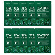 SOME BY MI - Tea Tree Calming Glow Luminous Ampoule Mask - 10pcs