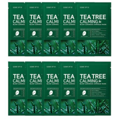 SOME BY MI - Tea Tree Calming Glow Luminous Ampoule Mask - 10pcs