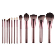 MissLady - Set Of 12 Make Up Brushes - 1set/12pcs - Grape