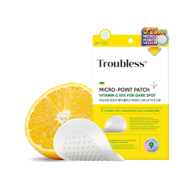 Troubless - Micro-Point Patch Plus Vitamin C 10% For Dark Spot - 9pcs