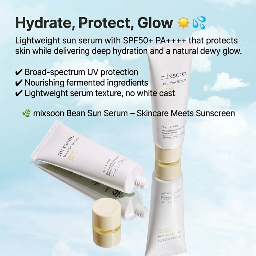 mixsoon - Bean Sun Serum SPF50+ PA++++ - 50ml